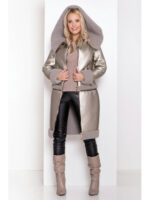 Дубленка-трансформер с регулируемой длиной