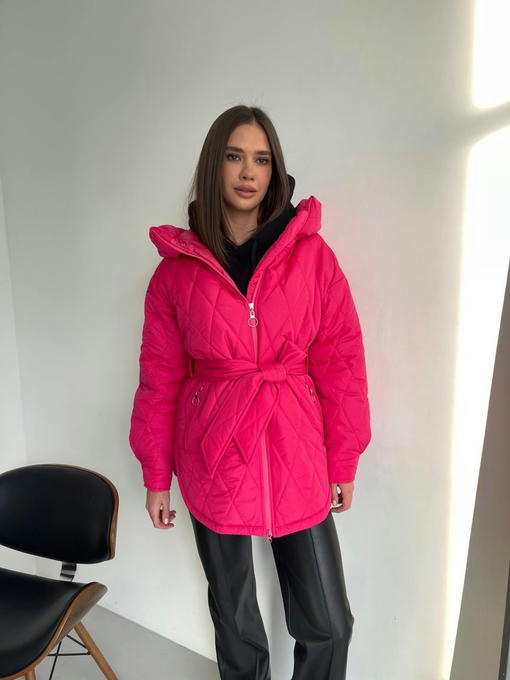 Плащевка стеганная ромб куртка — изображение 11