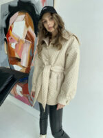 Стеганая куртка из плащевой ткани