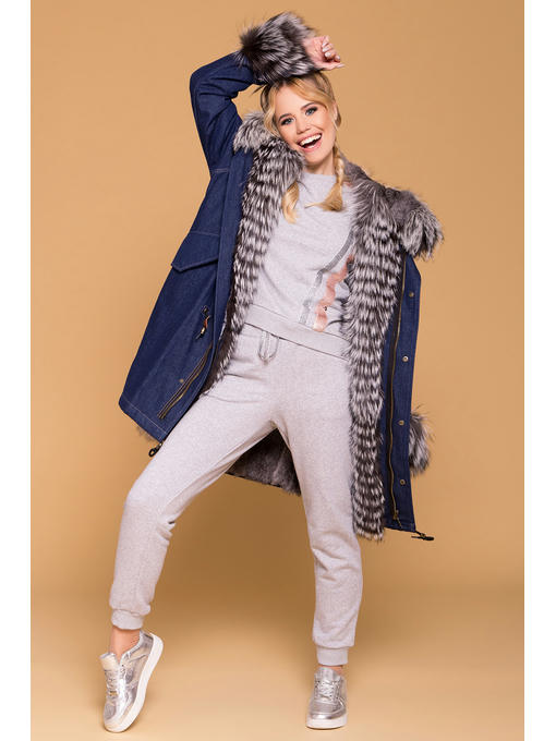 Стильная парка с мехом — изображение 3