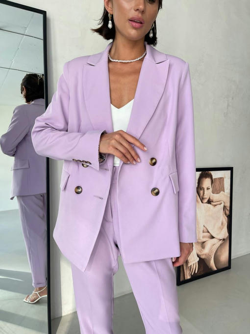 Франко костюмка креп стрейч костюм — изображение 5