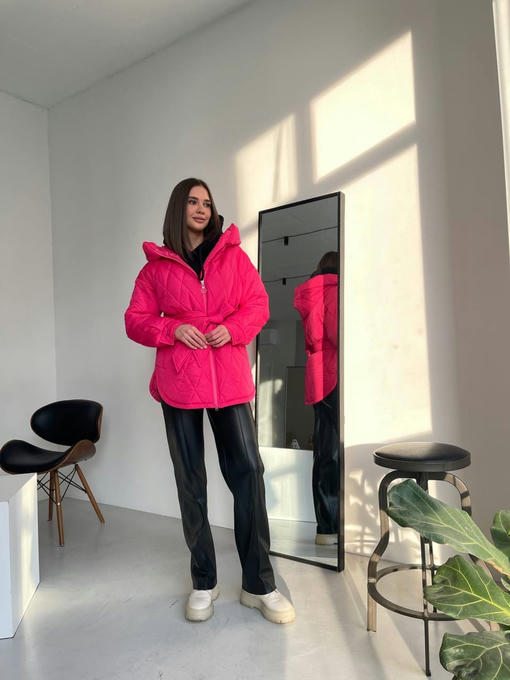 Плащевка стеганная ромб куртка — изображение 4