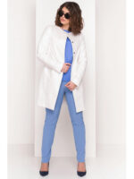 Плащ с прорезными карманами