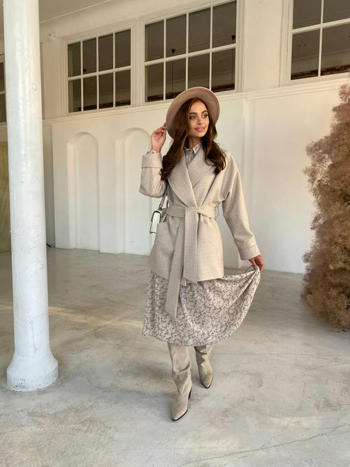 Пальто из тонкого кашемира