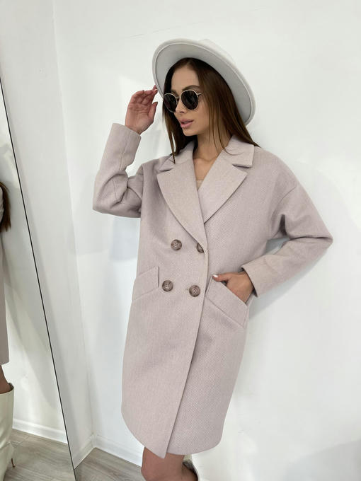 Демисезонное пальто из пальтовой ткани флеш — изображение 8