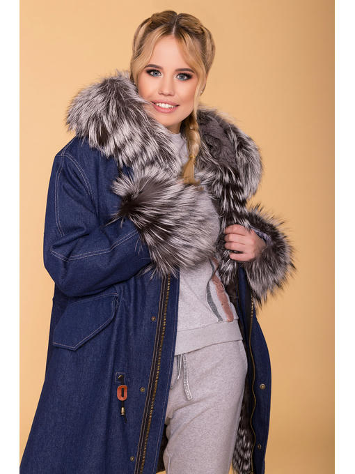 Стильная парка с мехом — изображение 4