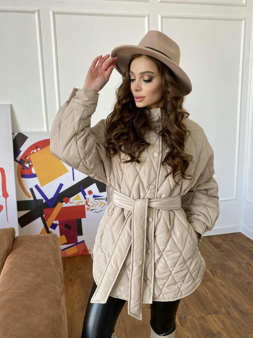 Стеганая куртка из плащевки — изображение 12