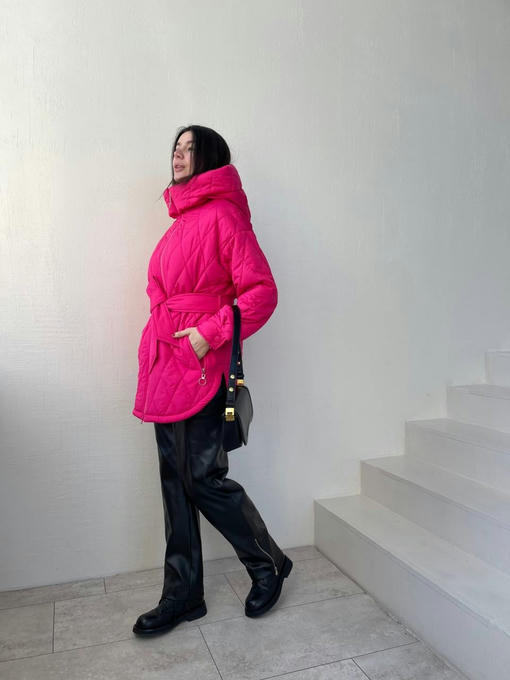 Плащевка стеганная ромб куртка — изображение 6