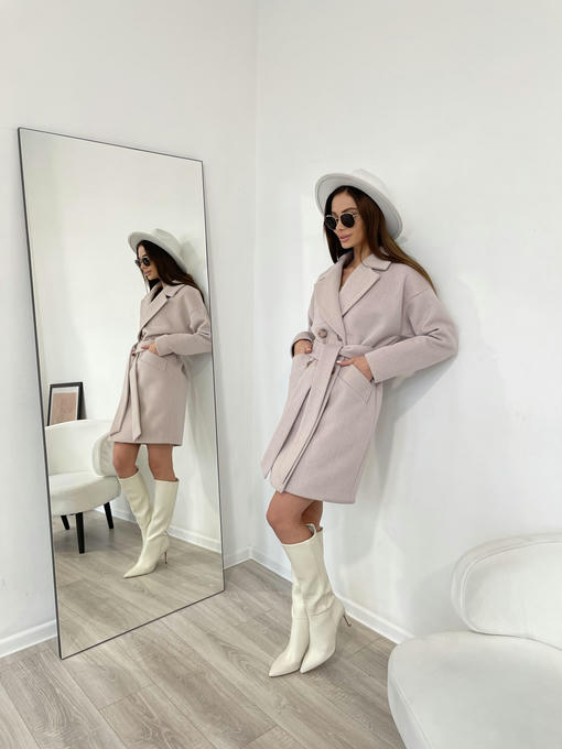 Демисезонное пальто из пальтовой ткани флеш — изображение 4