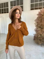 Вязаная трикотажная кофта