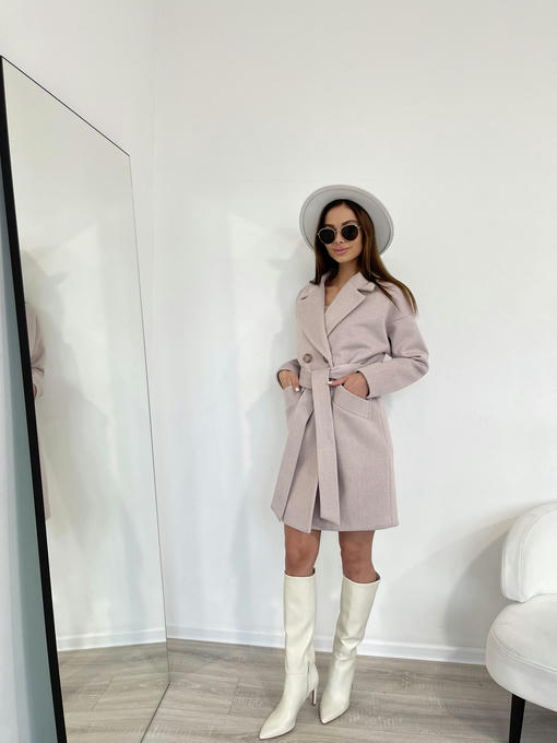 Демисезонное пальто из пальтовой ткани флеш — изображение 5