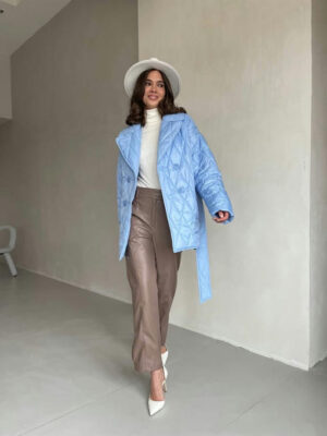 Норд all плащевка лаке стеганная куртка