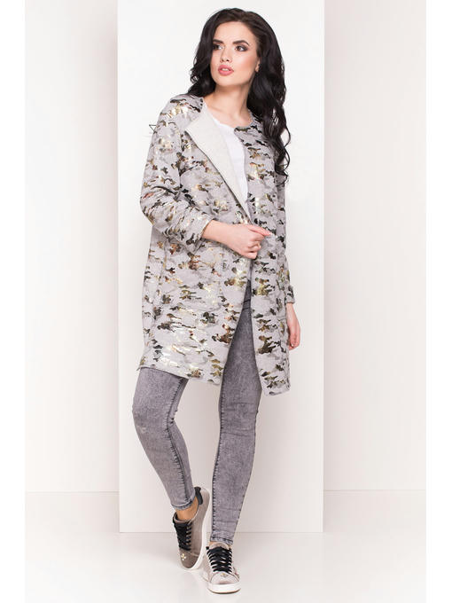 Кардиган в стиле милитари