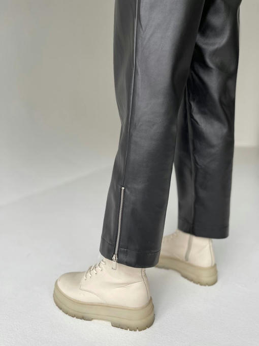 Брюки экокожа на замше — изображение 4