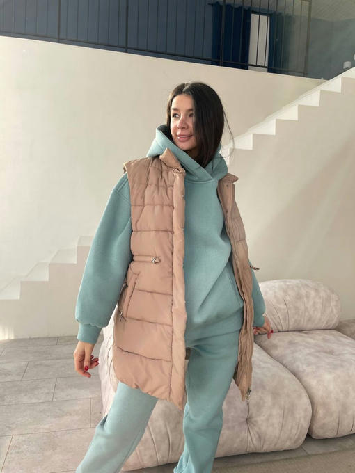 Бомонд плащевка жилет — изображение 3