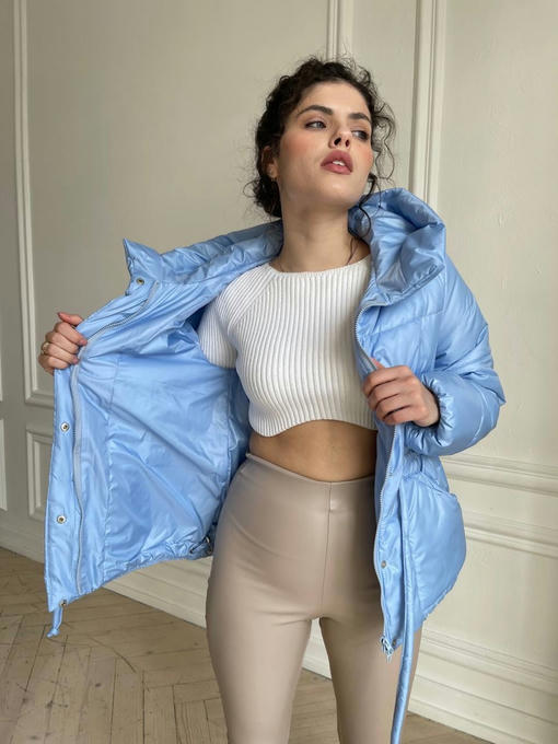 Пино плащевка лаке куртка — изображение 5