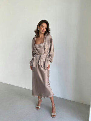 Кайли шелк армани рубашка