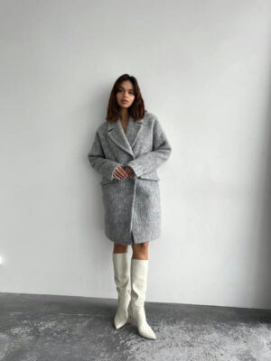 Мемфис пальтовая ткань мохер утепленный пальто