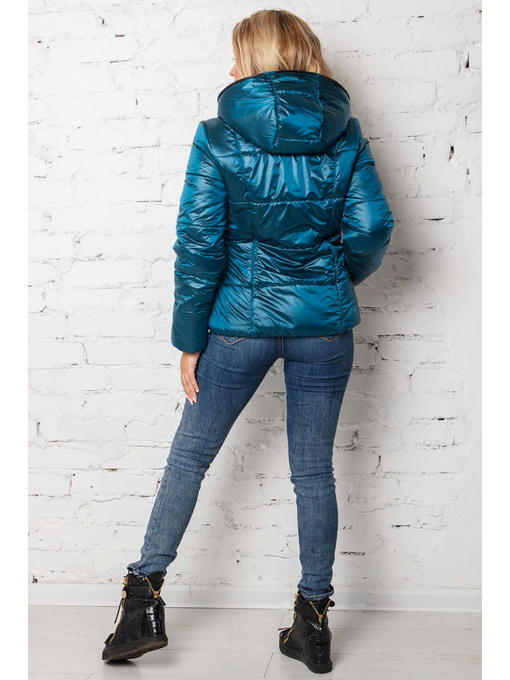 Демисезонная куртка бирюзового цвета — изображение 8