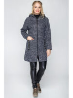 Кардиган женский трикотажный в синем цвете