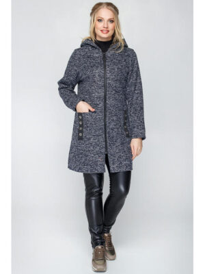 Кардиган женский трикотажный в синем цвете