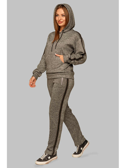 Модный женский трикотажный костюм Молли в спортивном стиле для прогулки — изображение 3
