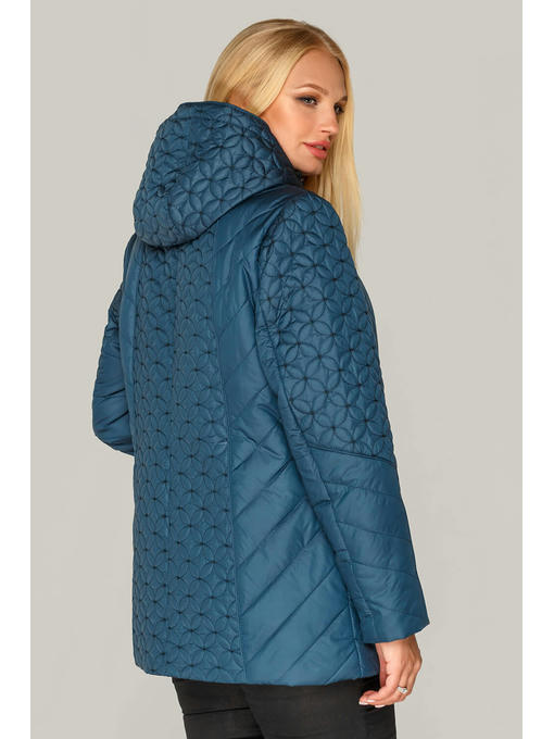 Женская куртка цвета волна на осень - весну от бренда — изображение 2