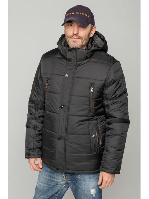 Куртка мужская зимняя в цвете графит — изображение 5