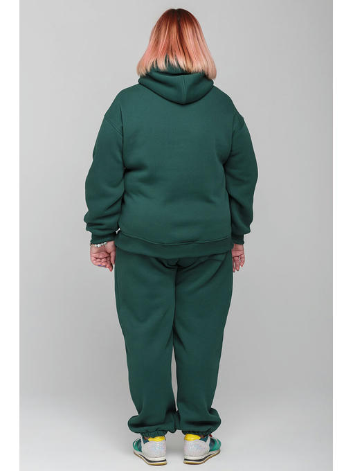 Спортивный костюм с худи зеленого цвета — изображение 8