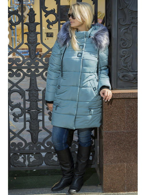 Зимняя куртка в цвете брокард