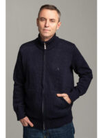 Стильная мужская кофта темно-синяя