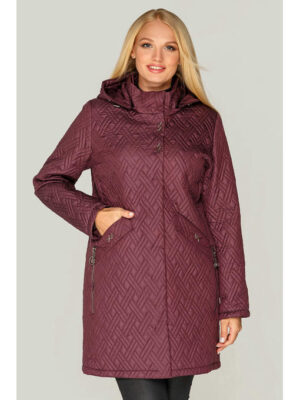 Куртка женская цвета марсала на осень - весну в коллекции