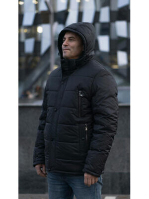 Куртка мужская зимняя в цвете графит