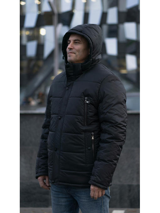 Куртка мужская зимняя в цвете графит