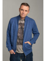 Стильная мужская шерстяная кофта в цвете