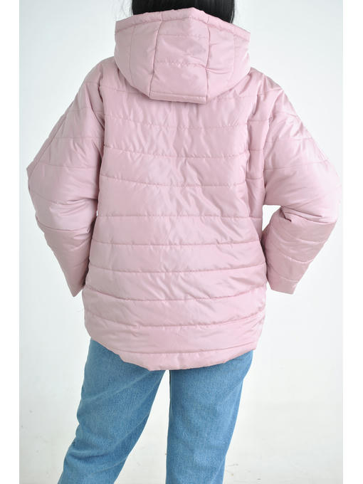 Легкая женкая куртка в цвете пудра в размерах 48-56 — изображение 2
