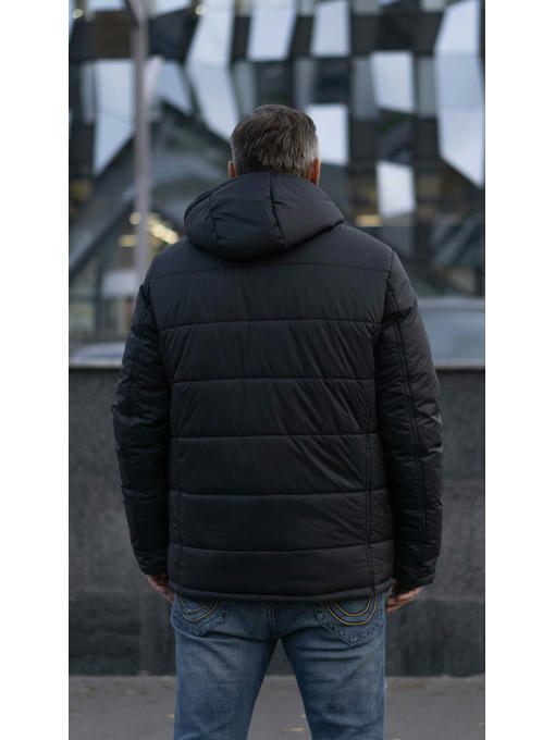 Куртка мужская зимняя в цвете графит — изображение 2