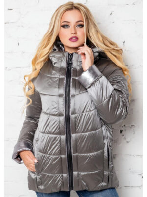 Куртка весна осень в цвете сталь