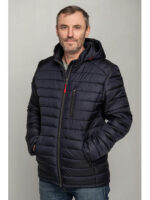 Мужская стильная демисезонная куртка синяя