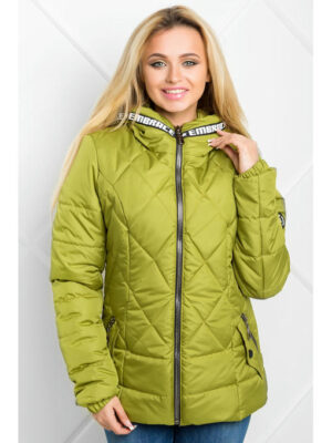 Куртка женская демисезонная цвета хаки