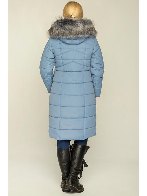 Женское теплое пальто в цвете — изображение 2