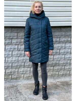 Демисезонная женская куртка в цвете волна