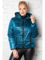 Демисезонная куртка бирюзового цвета