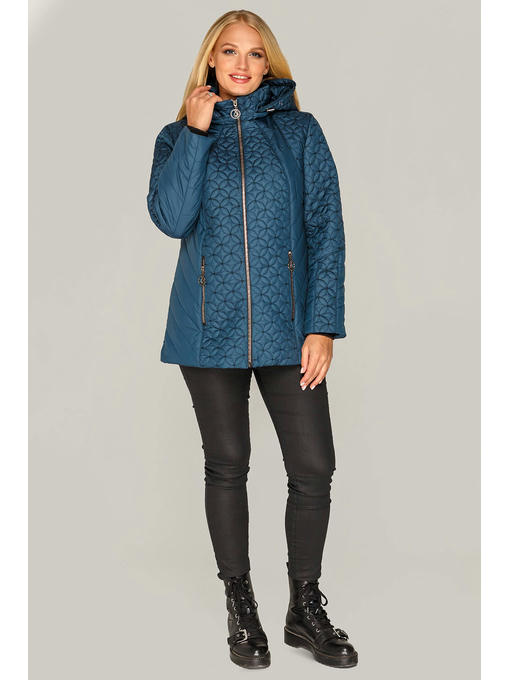 Женская куртка цвета волна на осень - весну от бренда — изображение 4