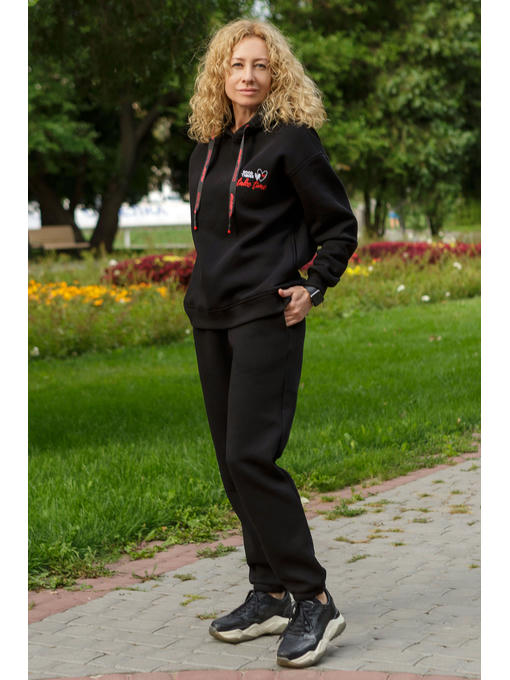 Спортивный костюм с худи черного цвета — изображение 6