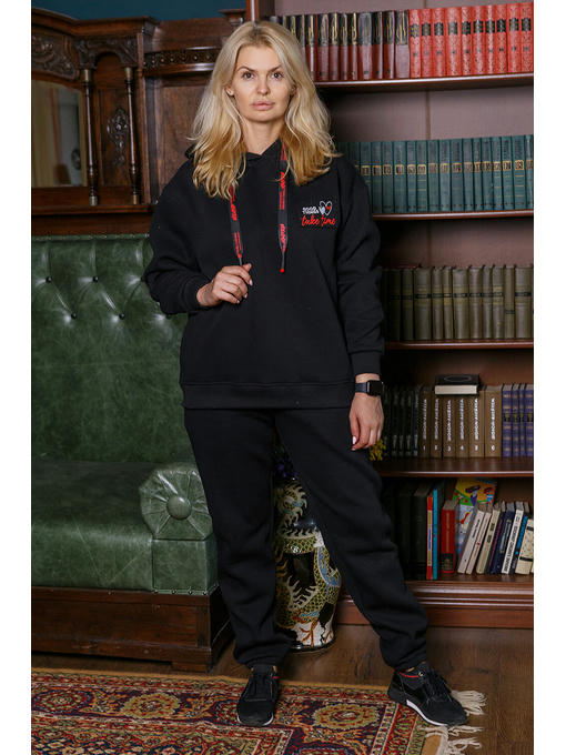 Спортивный костюм с худи черного цвета — изображение 9