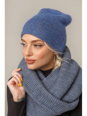 Шарф хомут-снуд в цвете на осень / зиму