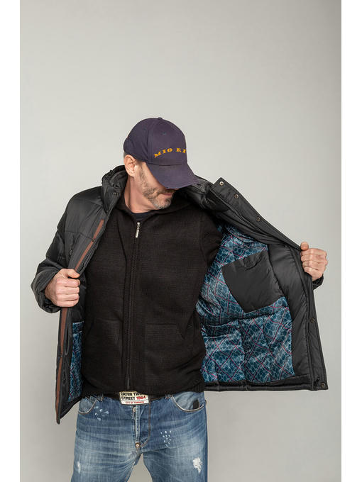 Куртка мужская зимняя в цвете графит — изображение 6