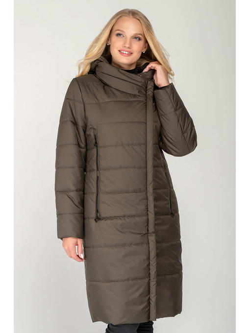 Пальто-куртка осень / весна цвета хаки