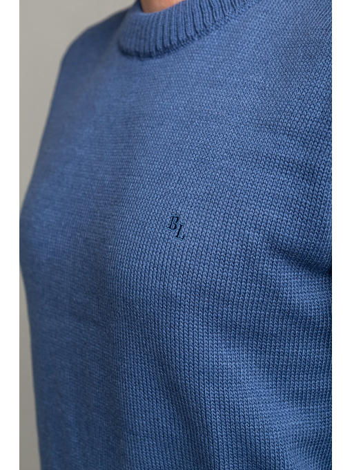 Стильный теплый мужской джемпер Поло в цвете — изображение 2